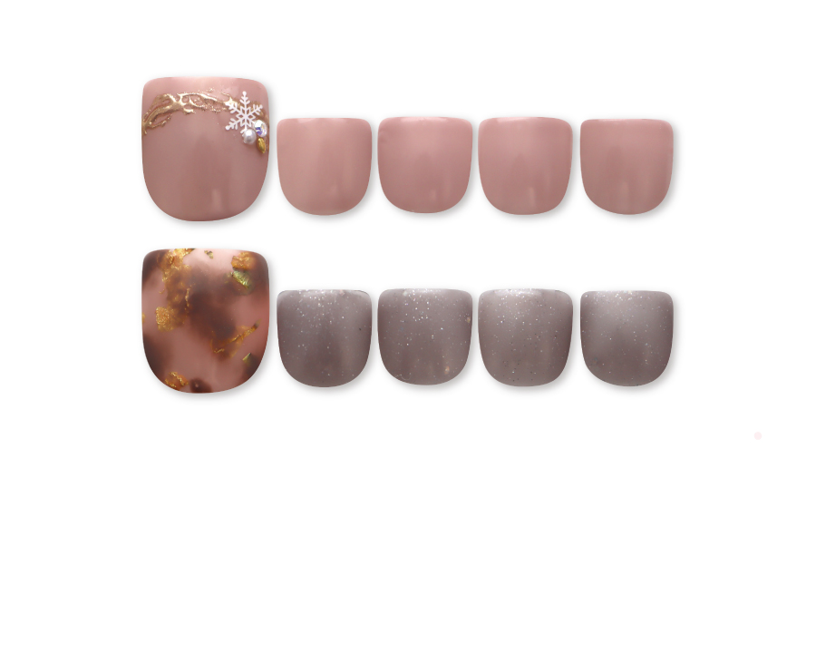 11･12月限定 【フット】ジェル／ポリッシュジェル定額コース